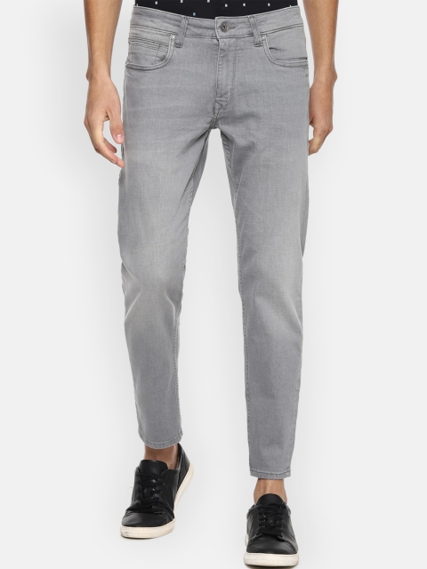 

Louis Philippe Jeans Men Grey Light Fade Cotton Jeans