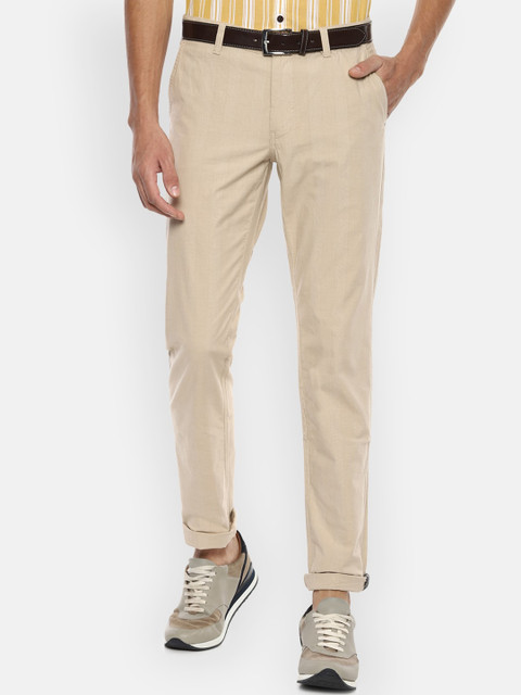 

Van Heusen Sport Men Beige Slim Fit Trousers