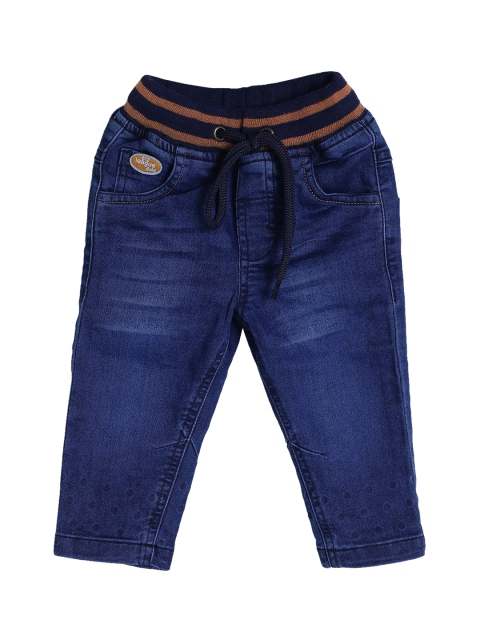 

612 league Boys Blue Slim Fit Light Fade Jeans