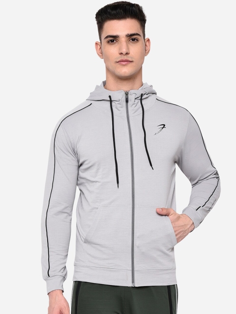 

FUAARK Men Grey Lightweight Training or Gym Sporty Jacket