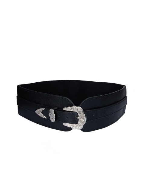 

Kazo Women Black Textured PU Belt