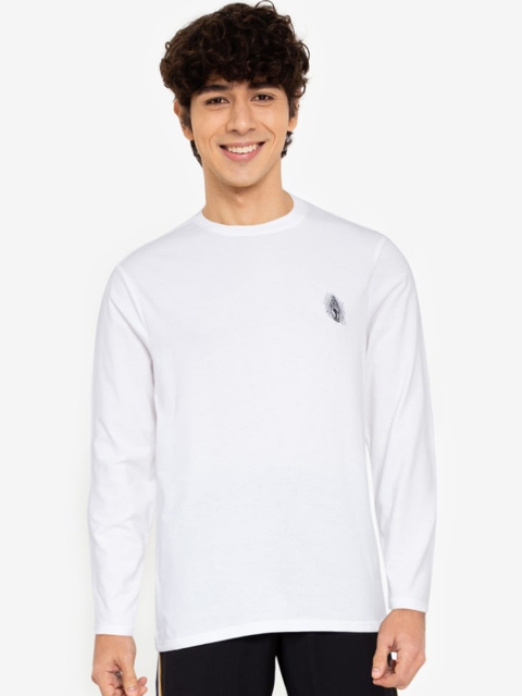 

ZALORA BASICS Men White Enlighten T-shirt