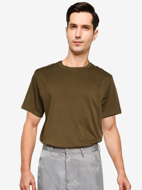 

ZALORA BASICS Men Green T-shirt
