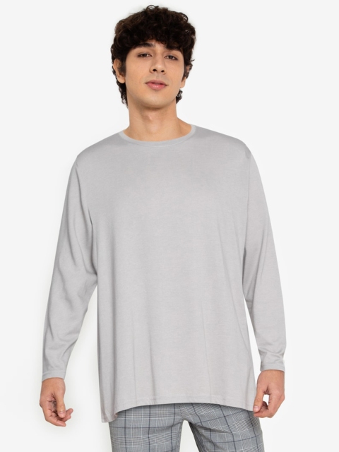 

ZALORA BASICS Men Grey T-shirt
