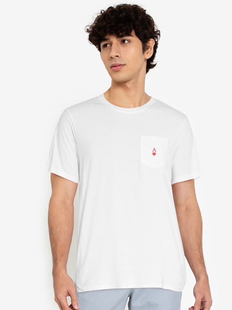 

ZALORA BASICS Men White T-shirt