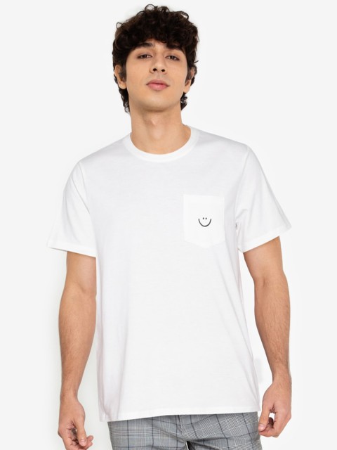

ZALORA BASICS Men White T-shirt