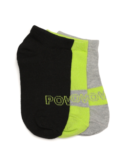 

Defacto Girls Pack of 3 Patterned Ankle-Length Socks, Black