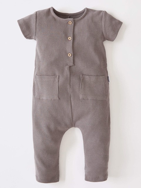

DeFacto Infant Girls Charcoal Grey Solid Rompers