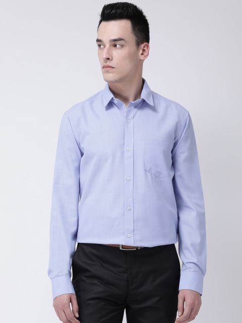 

GRACIT Men Blue Smart Semiformal Shirt