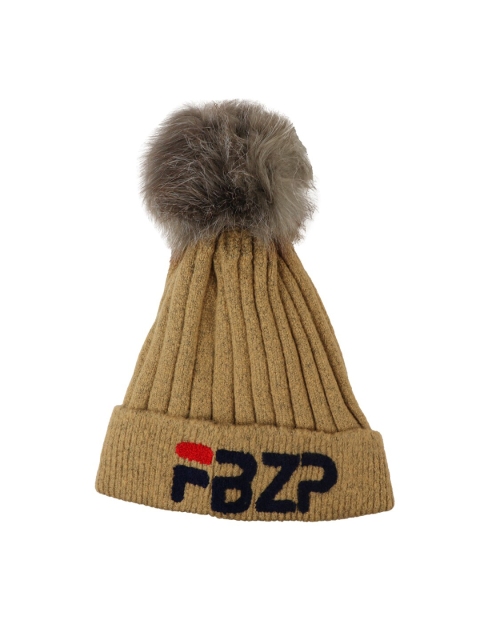 

iSWEVEN Unisex Brown & Black Printed Woolen Beanie