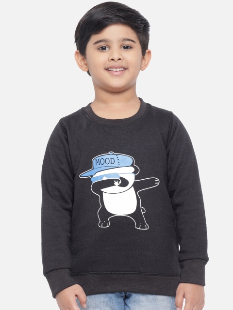 

Kotty Boys Black Printed Sweatshirt