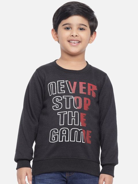 

Kotty Boys Black Printed Sweatshirt