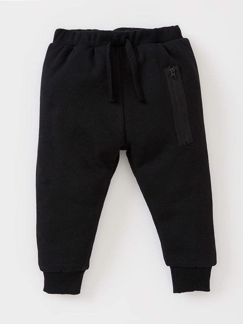 

DeFacto Boys Black Solid Joggers