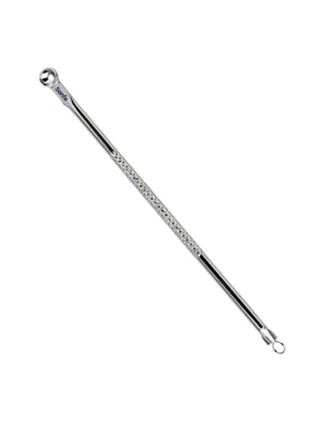 

Sanfe Selfly Nose Blackhead Remover Tool - Round - Pimple Blemish Extractor, Silver