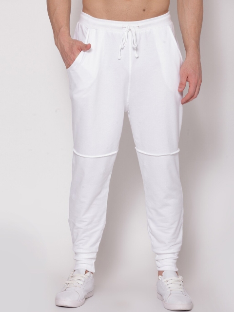 

I Am Animal Men White Organic Cotton Loose Fit Storm Joggers