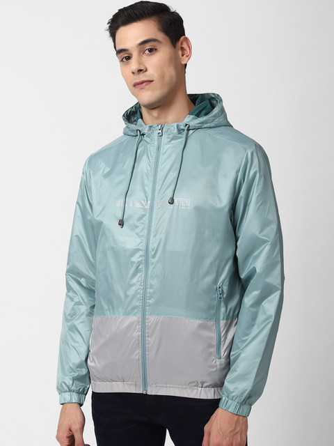 

Peter England Casuals Men Blue Colourblocked Sporty Jacket