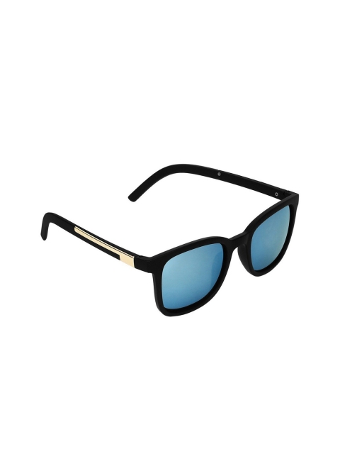 

SIDEWOK Unisex Blue Lens Wayfarer Sunglasses with UV Protected Lens SUN-01-GLD-LBLUE