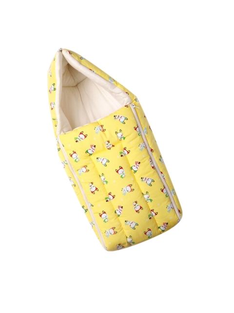 

Enfance Yellow Printed Cotton Sleeping Bag