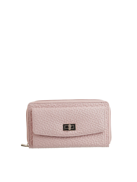 

Metro Pink Textured Purse Clutch