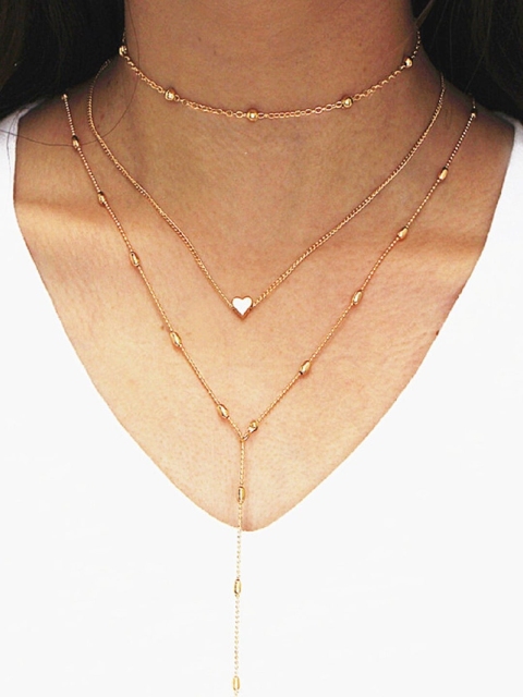 

OOMPH Gold-Toned Layered Necklace