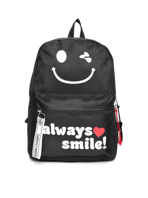 

Kids On Board Unisex Kids Black & White Typography Backpack