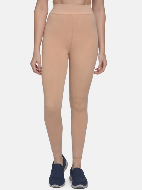 

mod & shy Women Beige Solid Slim-Fit Tights