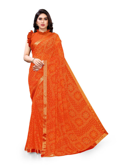 

KALINI Women Orange Printed