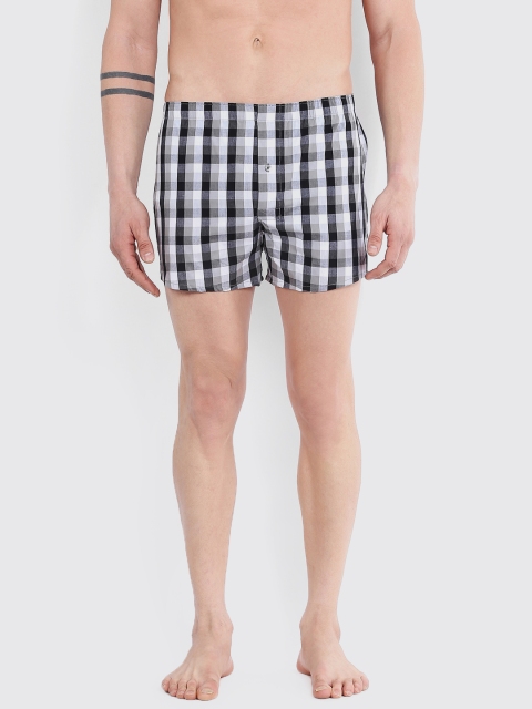 

Celio Black & White Checked Pure Cotton Boxers 3596653460096