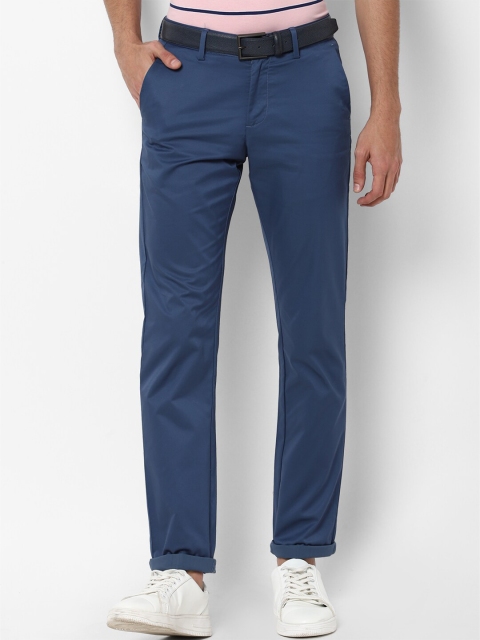 

Allen Solly Men Blue Slim Fit Trousers