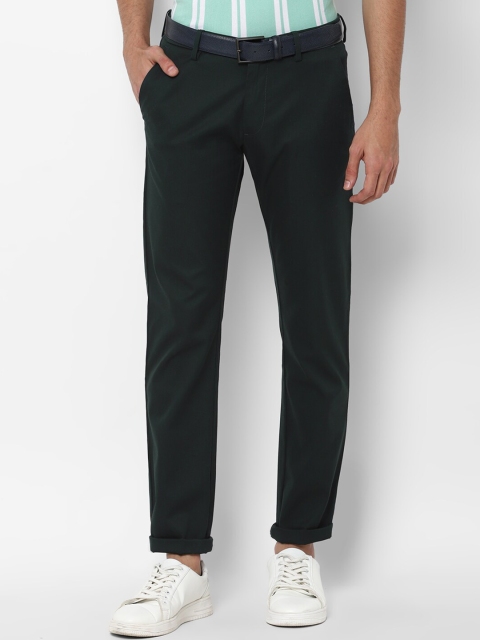 

Allen Solly Men Green Slim Fit Trousers