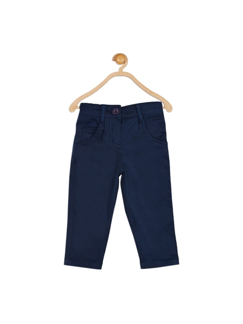

612 league Girls Blue Slim Fit Chinos Trousers