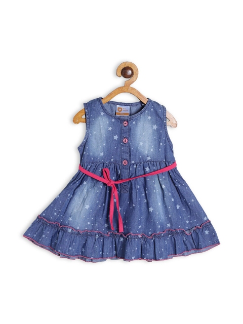 

612 league Girls Blue Denim Dress