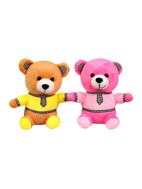 

DukieKooky Pack of 2 Multi Colour teddy bear with tie