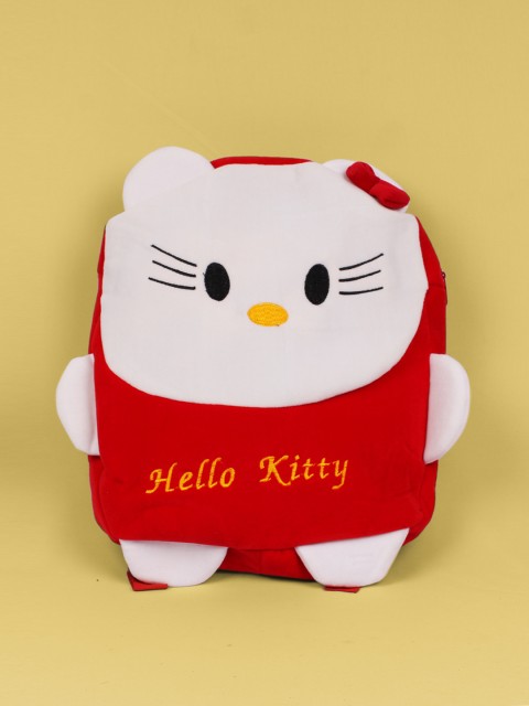

DukieKooky Kids Pink Hello Kitty Applique Soft Backpack