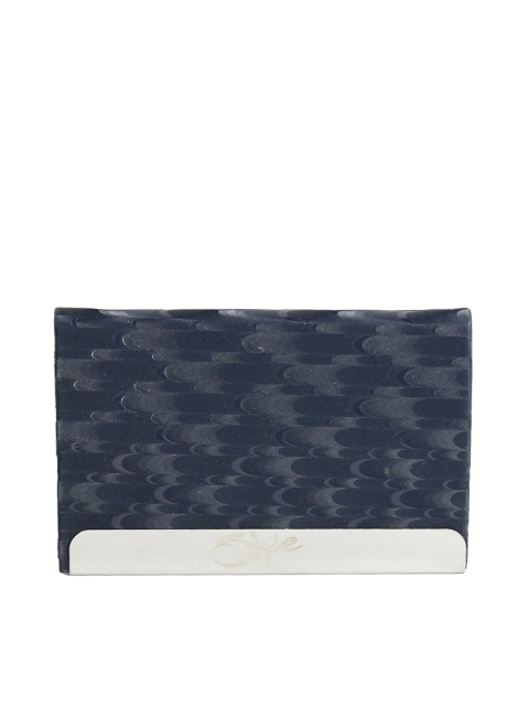 

Style SHOES Unisex Blue Printed Card Holder