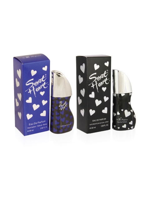 

Sweetheart Set Of 2 Blue & Black Eau De Perfume - 60ml Each
