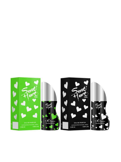 

Sweetheart Green and Black Pack Of 2 Eau De Perfume, 60ml Each