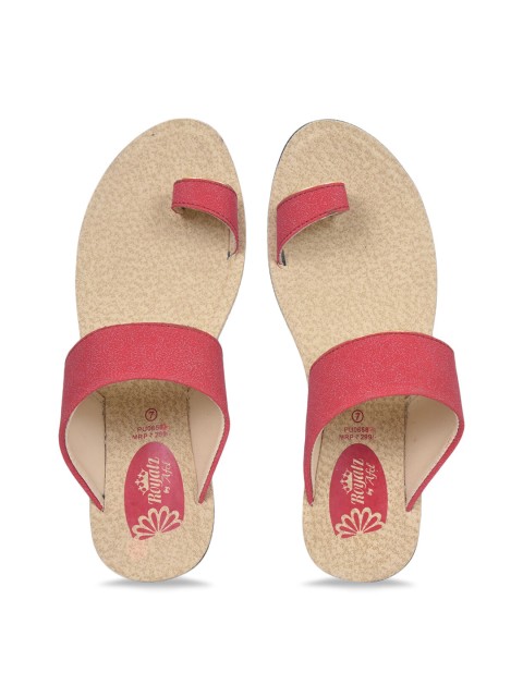 

Ajanta Women Red One Toe Flats
