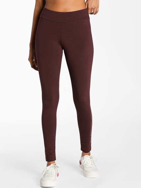

Puma Women Brown Cotton Tight Fit Tights