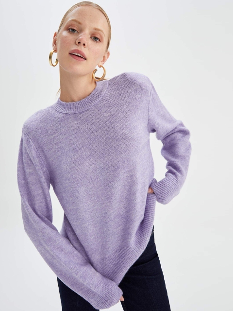 

DeFacto Women Lavender Pullover