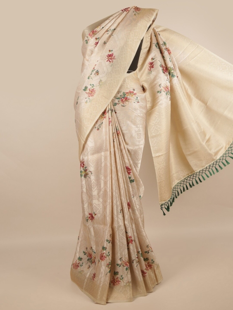 

Pothys Cream & Red Woven Design Saree
