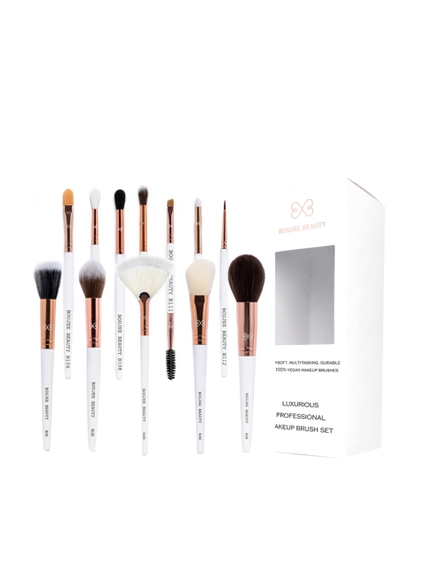 

BOUJEE BEAUTY White Set Of 12 Professional Brushes S103