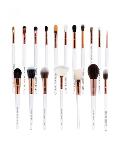 

BOUJEE BEAUTY Set of 18 Professional Makeup Brush - S108, White