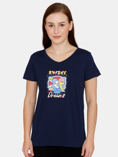 

Zivame Blue Print Top