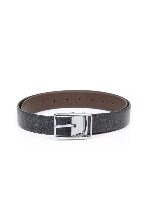 

Espana Men Black Textured Leather Formal Belt