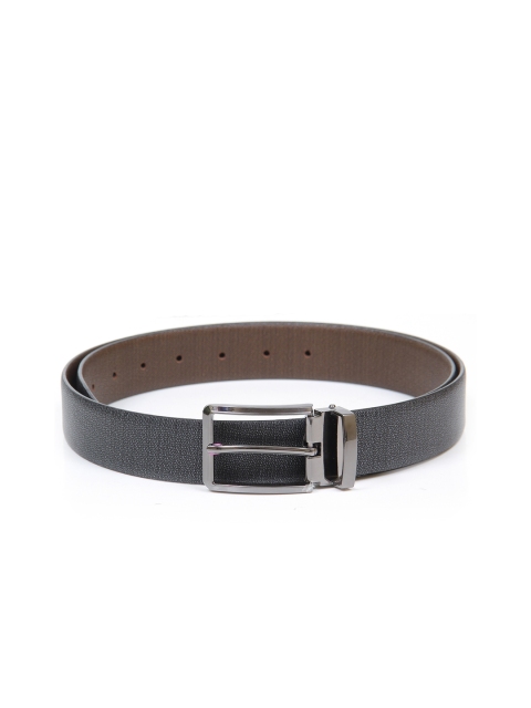

Espana Men Black Textured Leather Formal Belt