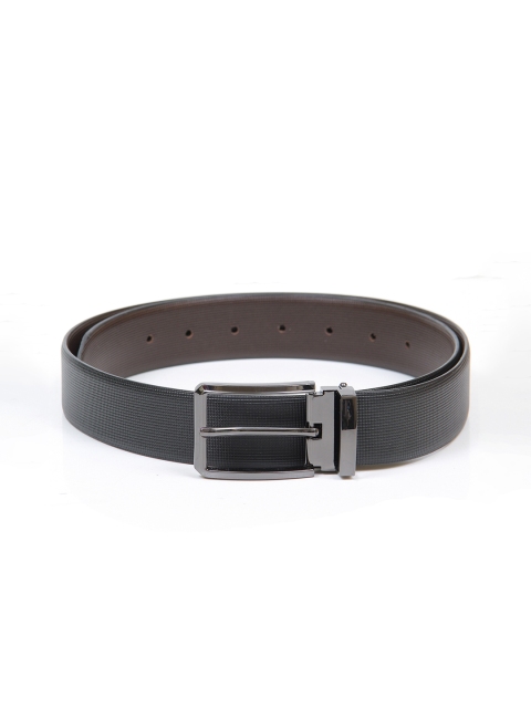 

Espana Men Black Textured Leather Formal Belt