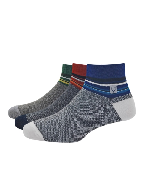 

Allen Solly Men Pack Of 3 Solid Ankle-Length Socks, Black