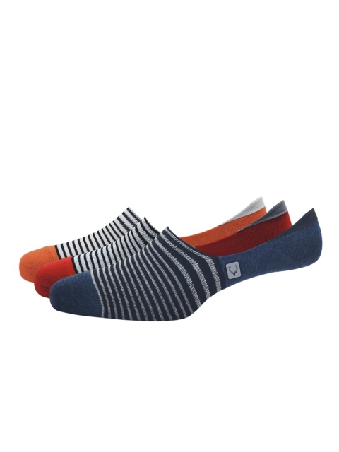

Allen Solly Men Pack of 3 Multi Printed No Show Socks
