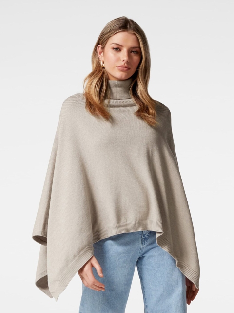 

Forever New Women Beige Poncho